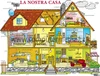 Nástěnný obraz "LA NOSTRA CASA" (ITA) 110x80cm včetně lišt