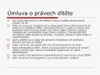 Úmluva o právech dítěte / DOPRODEJ