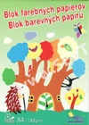 Skicák A4/20listů - 130g /mix 10 barev/ barevné papíry