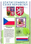Státní symboly, svátky, vyznamenání - nástěnný obraz ( 67x96 cm bez lišt )