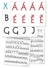 Comenia Script - Písmenka k vystřihování