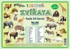 Zvířata exotická - (sada 24 karet A7)