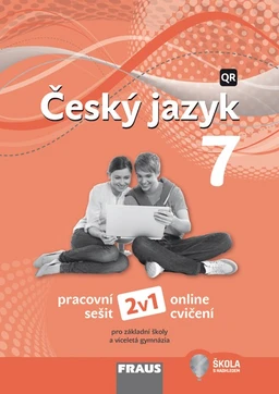 Český jazyk 7.ročník 2v1 - hybridní pracovní sešit  NG  (15 + 1 zdarma)