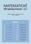 E - Matematické pětiminutovky - I. díl na 12 měsíců (+6 zdarma)