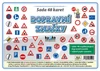 Dopravní značky - (sada 48 karet A5)