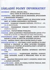 Informatika a výpočetní technika - nástěnné obrazy (12ks) včetně lišt