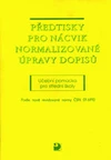 Předtisky pro nácvik normalizované úpravy dopisů pro SŠ /DOPRODEJ
