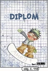 Diplom A5 - Snowborďák ( obj.č.118 )