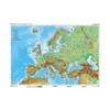 Evropa obecně geografická / politická -160x120 cm,  nástěnná mapa