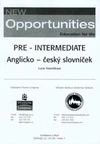 XXX New Opportunities Pre-Intermediate - anglicko-český slovníček / DOPRODEJ