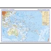 Austrálie a Oceánie - obecně zeměpisná nástěnná mapa, 1360x960mm