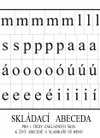 Skládací abeceda k Živé abecedě a slabikáři
