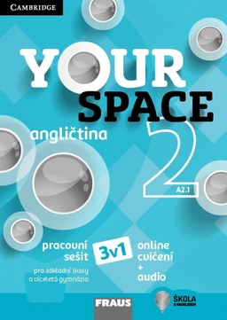 Your Space 2 - hybridní  pracovní sešit 3v1  (15 + 1 zdarma)