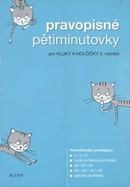 Pravopisné pětiminutovky 2.ročník ZŠ - (u/ú/ů-dě/tě/ně-bě/pě/vě/mě ...)