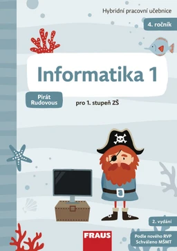 Informatika 1 - Pirát Rudovous - hybridní pracovní učebnice 4.ročník (2.vydání) - (15 + 1 zdarma)