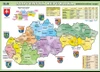 Slovenská republika - administrativní  XL - nástěnný obraz /100x70cm/včetně lišt