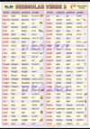 Irregular verbs 2  XL - - nástěnný obraz /70x100cm/  včetně lišt