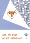 Kde se píše velké písmeno?