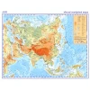Asie - příruční mapa - obecně zeměpisná