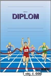 Diplom A5 - Běžci  (obj.č. 008)