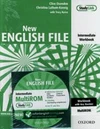 New English File Intermediate - Workbook with key Booklet and MultiROM / DOPRODEJ