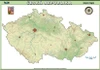 Česká republika - slepá mapa  XL - nástěnný obraz (100x70 cm)