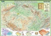 Česká republika - fyzická mapa XL - nástěnný obraz /100x70cm/  včetně lišt