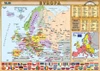 Evropa - příruční politická a fyzická mapa (tabulka 1xA4)