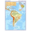 Jižní Amerika - příruční mapa - obecně zeměpisná
