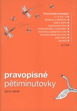 Pravopisné pětiminutovky 5.ročník ZŠ - (u-ů-je-ě,předpony,vyjm.slova....)