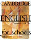 Cambridge English for Schools One - Student's Book (anglická verze) / DOPRODEJ