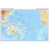 Austrálie, Oceánie – příruční mapa - obecně zeměpisná