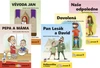 Knihovnička ke Slabikáři AMOS - sada 1 (Pepa a máma, Vévoda Jan, Pan Lesák a David, Dovolená, Naše o
