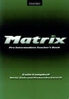 Matrix Pre-Intermediate - Teacher's Book / DOPRODEJ