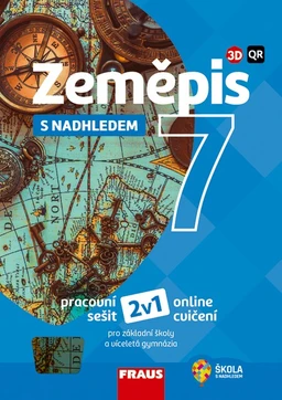 Zeměpis 7.ročník s nadhledem 2v1 - pracovní sešit  (15 + 1 zdarma)