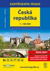 Česká republika - skládací obecně zeměpisná mapa 1:100 000 000 DOPRODEJ