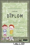 Diplom A5 - Fotbalista  (obj.č. 107)