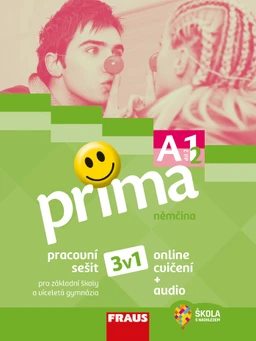 Prima A1/ - 2.díl hybridní pracovní sešit 3v1  (15 + 1 zdarma)