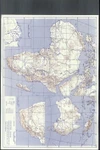 Afrika/Austrálie - obrysová mapa slepá s pokreslovací folií  DOPRODEJ