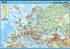 Evropa - fyzická mapa XL - nástěnný obraz /100x70cm/  včetně lišt