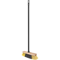 Smeták dřevěný s plastovou holí