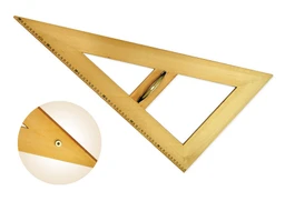 Trojúhelník dřevěný 30* s magnetem, délka 60 cm