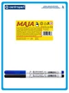 Tabulka 7729 - Mája + centropen B5 (bílá stránka/linky)