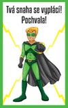 Karty máš super pochvalu 30 ks - Tvá snaha se vyplácí! Pochvala!