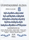 Vyjmenovaná slova - nástěnné obrazy (7ks)  B,L,M,P,S,V,Z včetně lišt