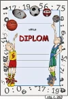 Diplom A4 - Míče  (obj.č. 202)