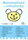 Matematické minutovky 1.ročník - 1.díl  MODRÁ ŘADA