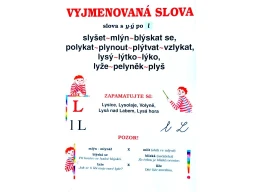 Vyjmenovaná slova po L - nástěnný obraz ( 67x96 cm bez lišt )